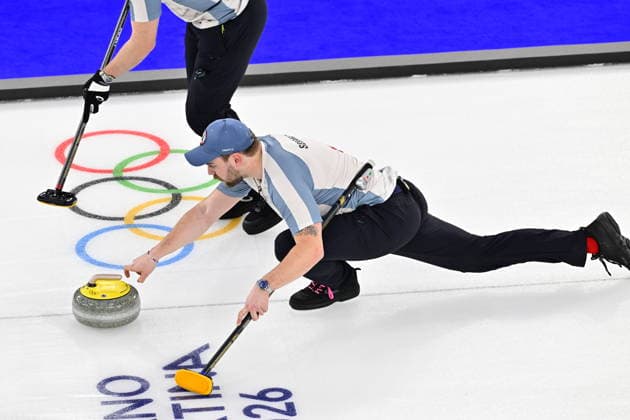 CORTINA, ITALY 20260213 Norway players during the men s group stage match between the Czech Republic and Norway in the Olympic curling in Cortina. *** The image is included in the SPORTS PACKAGE. For others PAYMENT IMAGE ** CORTINA ITALY x10030x *** CORTINA, ITALY 20260213 Norway players during the men s group stage match between the Czech Republic and Norway in the Olympic curling in Cortina The image is included in the SPORTS PACKAGE For others PAYMENT IMAGE CORTINA ITALY x10030x  Copyright: xJonasxEkströmer TTx 2026 MEN S CURLING OLYMPICS CZECH REPUBLIC-NORWAY