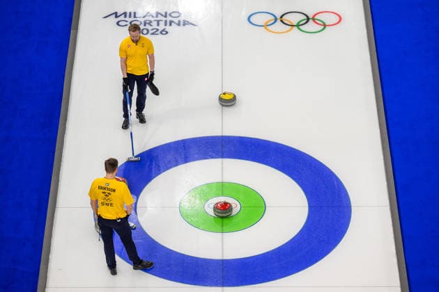 260213 Niklas Edin and Oskar Eriksson of Sweden compete in a men s round robin curling match between Canada and Sweden during day 7 of the 2026 Winter Olympics on February 13, 2026 in Cortina. Photo: Joel Marklund BILDBYRAN kod JM JM0792 bbeng curling Olympic Games, Olympische Spiele, Olympia, OS olympics winter olympics os ol olympiska spel vinter-os olympiske leker milano cortina 2026 milan cortina 2026 milano cortina 2026 olympic games milano cortina 2026 winter olympic games milano cortina-os milano cortina-ol vinter-ol sverige sweden *** 260213 Niklas Edin and Oskar Eriksson of Sweden compete in a men s round robin curling match between Canada and Sweden during day 7 of the 2026 Winter Olympics on February 13, 2026 in Cortina Photo Joel Marklund BILDBYRAN kod JM JM0792 bbeng curling olympic games olympics winter olympics os ol olympiska spel vinter os olympiske leker milano cortina 2026 milan cortina 2026 milano cortina 2026 olympic games milano cortina 2026 winter olympic games milano cortina os milano cortina ol vinter ol sverige sweden  Copyright: JOELxMARKLUND BB260213JM096