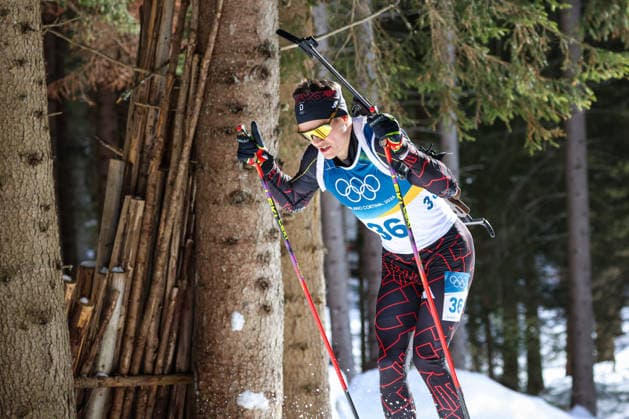 Antholz, Italien 13. Februar 2026: Biathlon Sprint Männer 10 km - Olympia 2026 Im Bild: Philipp Horn (GER) Anterselva Biathlon Arena *** Antholz, Italy 13 February 2026 Biathlon Sprint Men 10 km Olympia 2026 In the picture Philipp Horn GER Anterselva Biathlon Arena Copyright: xFotostandx xHettichx