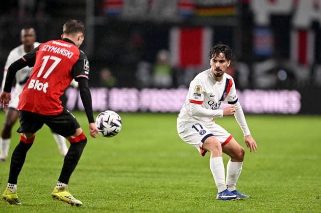 Stade Rennais FC v Paris Saint-Germain - Ligue 1 McDonald s 2025 2026 17 VITINHA (psg) during the Ligue 1 McDonald s match between Rennes and Paris at Roazhon Park on February 13, 2026 in Rennes, France. Rennes France  Copyright: xFEPx 776348291