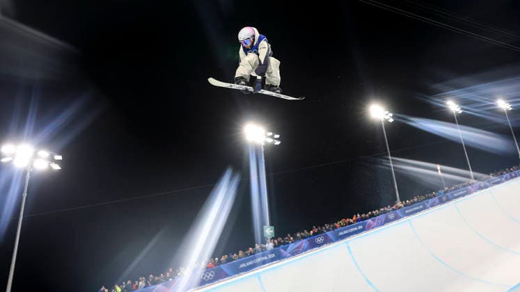 OLYMPICS - Winter Olympic Games, Olympische Spiele, Olympia, OS Milano Cortina 2026 LIVIGNO,ITALY,13.FEB.26 - OLYMPICS, SNOWBOARD - Winter Olympic Games Milano Cortina 2026, Snowboard Halfpipe, men, final. Image shows Ruka Hirano (JPN).  GEPAxpictures xWolfgangxGrebien
