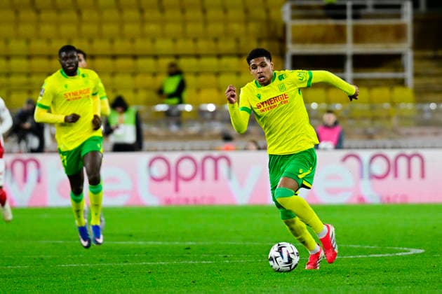 FOOTBALL : AS Monaco VS FC Nantes - Ligue 1 McDonald s - 13 02 2026 Dehmaine Tabibou (FC Nantes) - Ligue 1 McDonald s match between AS Monaco and FC Nantes on February 13, 2026 at the Louis II Stadium in Monaco. MonacoMonaco  Copyright: xWilliamxCannarellax