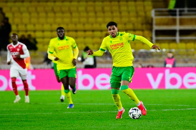 FOOTBALL : AS Monaco VS FC Nantes - Ligue 1 McDonald s - 13 02 2026 Dehmaine Tabibou (FC Nantes) - Ligue 1 McDonald s match between AS Monaco and FC Nantes on February 13, 2026 at the Louis II Stadium in Monaco. MonacoMonaco  Copyright: xWilliamxCannarellax