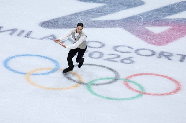 Petr Gumennik (AIN) during the Olympic Winter games, Winterspiele,Spiele, Summer games Milano-Cortina 2026, Figure skating, Eiskunstlauf Men Single Free Skating on February 13, 2026 at Milano Ice Skating Arena in Milan, Italy  Copyright: xFabrizioxCarabelli IPAxSportx xipa-agency.netx xx IPA_71453383 IPA_Agency_IPA71453383