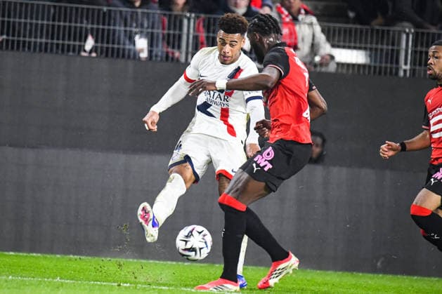 FOOTBALL : Stade Rennais vs Paris SG - Ligue 1 - JournÃ e 22 - 13 02 2026 Desire Doue (Paris SG) RennesFrance  Copyright: xBaptistexAutissierx