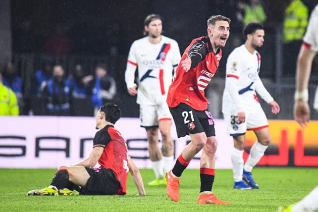 FOOTBALL : Stade Rennais vs Paris SG - Ligue 1 - JournÃ e 22 - 13 02 2026 Valentin Rongier (Stade Rennais) RennesFrance  Copyright: xBaptistexAutissierx