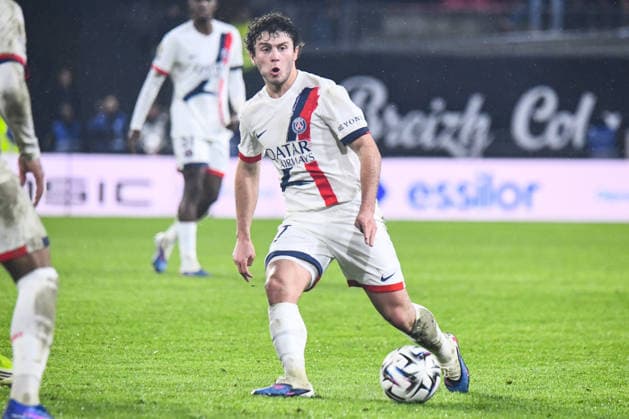 FOOTBALL : Stade Rennais vs Paris SG - Ligue 1 - JournÃ e 22 - 13 02 2026 Joao Neves (Paris SG) RennesFrance  Copyright: xBaptistexAutissierx