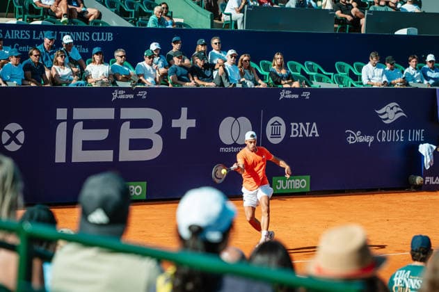 ATP, Tennis Herren Argentina Open 2026 BUENOS AIRES, AR - 13.02.2026: ATP ARGENTINA OPEN 2026 - Buenos Aires, Argentina. February 13, 2026. Francisco Cerundolo (ARG) in action during the quarter-final match of the Argentina Open 2026. (Photo: Lucas Mangi Fotoarena) x2883449x  LucasxMangi