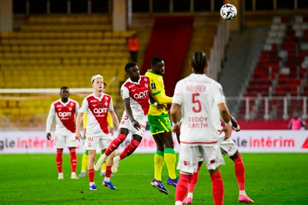 FOOTBALL : AS Monaco VS FC Nantes - Ligue 1 McDonald s - 13 02 2026 Ligue 1 McDonald s match between AS Monaco and FC Nantes on February 13, 2026 at the Louis II Stadium in Monaco. MonacoMonaco  Copyright: xWilliamxCannarellax