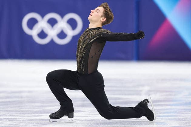 Winter Olympics - Men s Singles Free Skating Andrew Torgashev of Team United States competes in the Men s Singles Free Figure skating, Eiskunstlauf event on day seven of the Milano Cortina 2026 Winter Olympic Games, Olympische Spiele, Olympia, OS at Milano Ice Skating Arena on February 13, 2026 in Milan, Italy. Photo by Alexis Jumeau ABACAPRESS.COM Milan Italy  Copyright: xJumeauxAlexis ABACAx