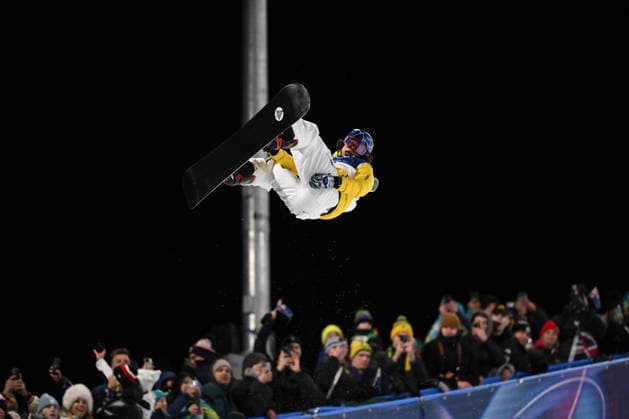 Figure skating, Eiskunstlauf - Milano Cortina 2026 Winter Olympics: Day 7 Valentino Guseli from Australia participates in the Winter Olympic Games, Olympische Spiele, Olympia, OS Milano Cortina 2026, in Livigno Snow Park, on February 13, 2026, in Livigno, Italy Livigno Italy  Copyright: xFedericoxManonix originalFilename:manoni-olympics260213_npn29.jpg