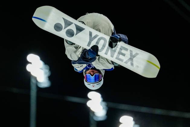 Milano Cortina 2026 Olympic Winter games, Winterspiele,Spiele, Summer games LIVIGNO, ITALY - FEBRUARY 13: Ruka Hirano of Japan competes at the Men’s Halfpipe competition at the Milano Cortina 2026 Olympic Winter Games on February 13, 2026 Mine Kasapoglu Anadolu Livigno Italy. Editorial use only. Please get in touch for any other usage.  Copyright: x2026xAnadoluxMinexKasapoglux
