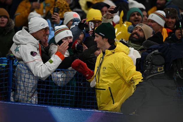 February 13, 2026, Livigno, Sondrio, Italy: Scotty James from Australia during the Winter Olympic Games, Olympische Spiele, Olympia, OS Milano Cortina 2026, in Livigno Snow Park , on February 13 2026, in Livigno, Italy Livigno Italy - ZUMAm345 20260213_oly_m345_079 Copyright: xFedericoxManonix