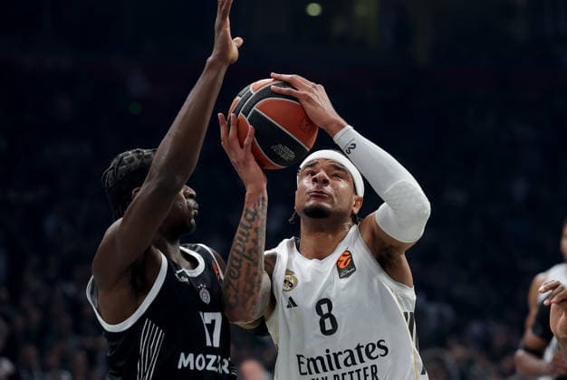 Partizan v Real Madrid, Euroleague, season 2025 2026, round 28 Belgrade, Serbia. 13th Feb, 2026. Real Madrid s Chuma Okeke during Euroleague basketball match between Partizan and Real Madrid on February 13. 2026. in Belgrade, Serbia. Belgrade Serbia Copyright: xPedjaxMilosavljevic STARSPORTx