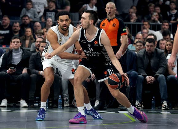 Partizan v Real Madrid, Euroleague, season 2025 2026, round 28 Belgrade, Serbia. 13th Feb, 2026. Partizan s Aleksej Pokusevski during Euroleague basketball match between Partizan and Real Madrid on February 13. 2026. in Belgrade, Serbia. Belgrade Serbia Copyright: xPedjaxMilosavljevic STARSPORTx