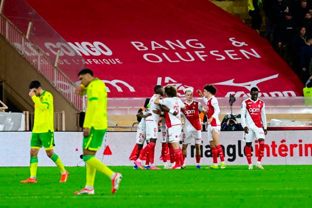 FOOTBALL : AS Monaco VS FC Nantes - Ligue 1 McDonald s - 13 02 2026 Joy AS Monaco - Ligue 1 McDonald s match between AS Monaco and FC Nantes on February 13, 2026 at the Louis II Stadium in Monaco. MonacoMonaco  Copyright: xWilliamxCannarellax