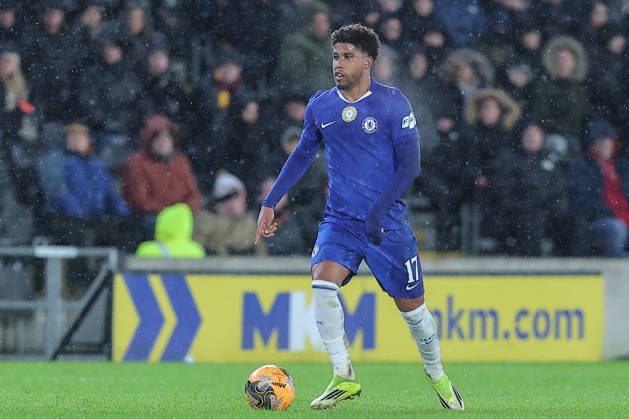 Hull City v Chelsea Emirates FA Cup Andrey Santos of Chelsea in action during the Emirates FA Cup Fourth Round match against Hull City at the MKM Stadium, Hull 13 02 2026 UK Newspapers OUT Copyright: xDavidxGreavesx FIL-22964-0034