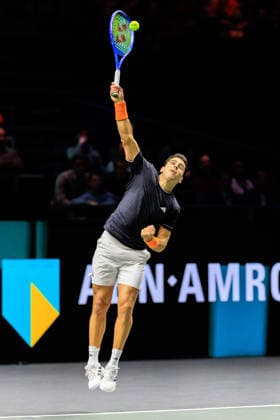 2026-02-13 ABN AMRO Open ROTTERDAM, NETHERLANDS - FEBRUARY 13: Jaume Munar of Spain during the ABN AMRO Open at Ahoy on February 13, 2026 in Rotterdam, Netherlands. Rotterdam Ahoy Netherlands Content not available for redistribution in The Netherlands directly or indirectly through any third parties. Copyright: xMarcelxvanxPlateringenx
