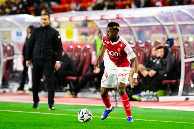 FOOTBALL : AS Monaco VS FC Nantes - Ligue 1 McDonald s - 13 02 2026 Simon Adingra (ASM) - Ligue 1 McDonald s match between AS Monaco and FC Nantes on February 13, 2026 at the Louis II Stadium in Monaco. MonacoMonaco  Copyright: xWilliamxCannarellax