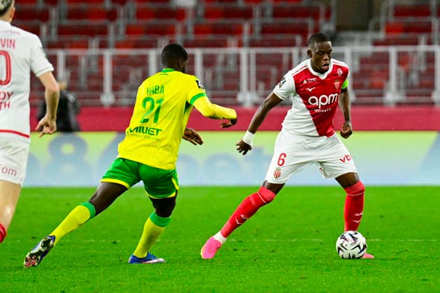 FOOTBALL : AS Monaco VS FC Nantes - Ligue 1 McDonald s - 13 02 2026 Denis Zakaria (ASM) - Ligue 1 McDonald s match between AS Monaco and FC Nantes on February 13, 2026 at the Louis II Stadium in Monaco. MonacoMonaco  Copyright: xWilliamxCannarellax