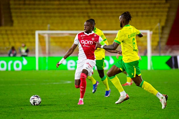 FOOTBALL : AS Monaco VS FC Nantes - Ligue 1 McDonald s - 13 02 2026 Denis Zakaria (ASM) - Ligue 1 McDonald s match between AS Monaco and FC Nantes on February 13, 2026 at the Louis II Stadium in Monaco. MonacoMonaco  Copyright: xWilliamxCannarellax
