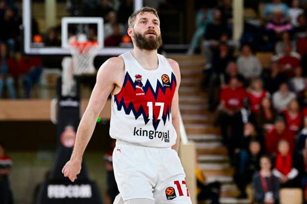 BASKET-BALL : AS Monaco VS Saski Baskonia - Turkish Airlines EuroLeague - 13 02 2026 Gytis Radzevicius (Baskonia) - Turkish Airlines EuroLeague match between AS Monaco and Saski Baskonia on February 13, 2026 at the Gaston-MÃ decin sports hall in Monaco. MonacoMonaco  Copyright: xWilliamxCannarellax