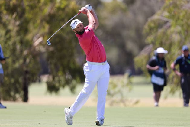 LIV GOLF ADELAIDE, John Rahm of Legion XIII during Round 3 of the LIV Golf Adelaide at The Grange Golf Club in Adelaide, Saturday, February 14, 2026. ( NO ARCHIVING, EDITORIAL USE ONLY ADELAIDE SA AUSTRALIA  Copyright: xMATTxTURNERx 20260214150843213477