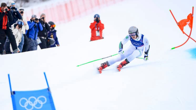 OLYMPICS - Winter Olympic Games, Olympische Spiele, Olympia, OS Milano Cortina 2026 BORMIO,ITALY,14.FEB.26 - OLYMPICS, ALPINE SKIING - Winter Olympic Games Milano Cortina 2026, giant slalom, men. Image shows Lucas Pinheiro Braathen (BRA).  GEPAxpictures xWolfgangxGrebien