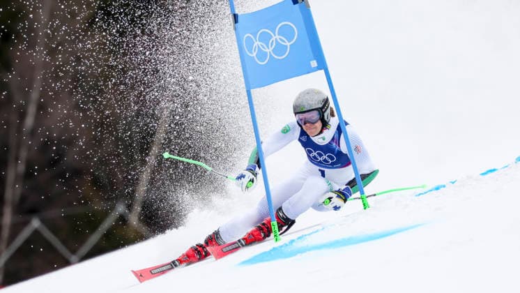 OLYMPICS - Winter Olympic Games, Olympische Spiele, Olympia, OS Milano Cortina 2026 BORMIO,ITALY,14.FEB.26 - OLYMPICS, ALPINE SKIING - Winter Olympic Games Milano Cortina 2026, giant slalom, men. Image shows Lucas Pinheiro Braathen (BRA).  GEPAxpictures xHaraldxSteiner