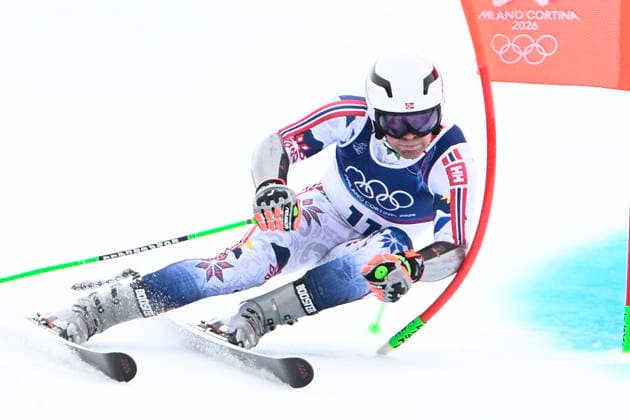 BORMIO, ITALY 20260214 Norway s Timon Haugan during the first run of the men s giant slalom at Stelvio Ski Center in Bormio, Italy. *** The image is included in the SPORTS PACKAGE. For others PAYMENT IMAGE *** BORMIO ITALY x10080x *** BORMIO, ITALY 20260214 Norway s Timon Haugan during the first run of the men s giant slalom at Stelvio Ski Center in Bormio, Italy The image is included in the SPORTS PACKAGE For others PAYMENT IMAGE BORMIO ITALY x10080x  Copyright: xFredrikxSandberg TTx 2026 OLYMPICS ALPINE MEN S GIANT SLALOM