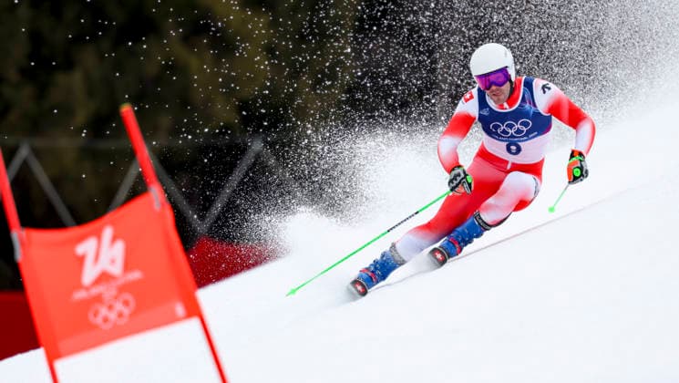 OLYMPICS - Winter Olympic Games, Olympische Spiele, Olympia, OS Milano Cortina 2026 BORMIO,ITALY,14.FEB.26 - OLYMPICS, ALPINE SKIING - Winter Olympic Games Milano Cortina 2026, giant slalom, men. Image shows Thomas Tumler (SUI).  GEPAxpictures xHaraldxSteiner