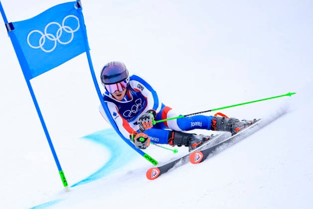 OLYMPICS - Winter Olympic Games, Olympische Spiele, Olympia, OS Milano Cortina 2026 BORMIO,ITALY,14.FEB.26 - OLYMPICS, ALPINE SKIING - Winter Olympic Games Milano Cortina 2026, giant slalom, men. Image shows Leo Anguenot (FRA).  GEPAxpictures xWolfgangxGrebien