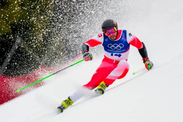 Winter Olympics in Milan Cortina 2026 Bormio, Italy 20260214. Luca Aerni from Switzerland during the men s alpine giant slalom at the Milan Cortina 2026 Winter Olympics. Photo: Cornelius Poppe NTB Bormio Italy EDITORIAL USE ONLY. RESTRICTED USE FOR BETTING COMPANIES Ref:_SPOTQ-T8CB1BdE.jpg *** Winter Olympics in Milan Cortina 2026 Bormio, Italy 20260214 Luca Aerni from Switzerland during the men s alpine giant slalom at the Milan Cortina 2026 Winter Olympics Photo Cornelius Poppe NTB Bormio Italy EDITORIAL USE ONLY RESTRICTED USE FOR BETTING COMPANIES  Copyright: xCorneliusxPoppex xNTBx