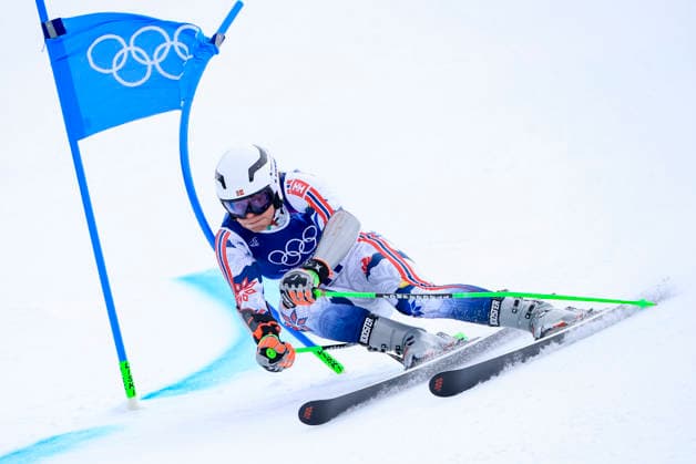 OLYMPICS - Winter Olympic Games, Olympische Spiele, Olympia, OS Milano Cortina 2026 BORMIO,ITALY,14.FEB.26 - OLYMPICS, ALPINE SKIING - Winter Olympic Games Milano Cortina 2026, giant slalom, men. Image shows Timon Haugan (NOR).  GEPAxpictures xWolfgangxGrebien