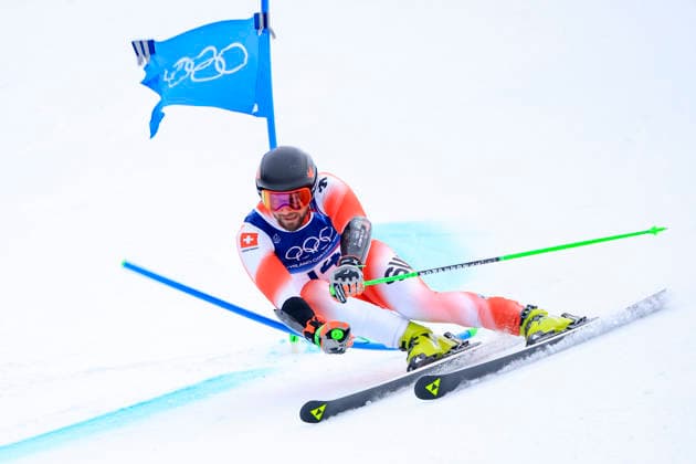 OLYMPICS - Winter Olympic Games, Olympische Spiele, Olympia, OS Milano Cortina 2026 BORMIO,ITALY,14.FEB.26 - OLYMPICS, ALPINE SKIING - Winter Olympic Games Milano Cortina 2026, giant slalom, men. Image shows Luca Aerni (SUI).  GEPAxpictures xWolfgangxGrebien