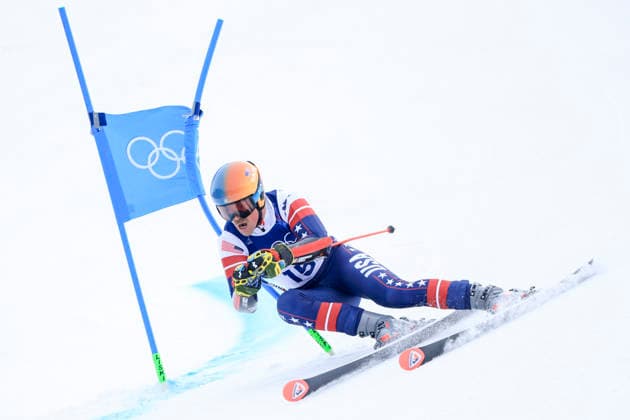 OLYMPICS - Winter Olympic Games, Olympische Spiele, Olympia, OS Milano Cortina 2026 BORMIO,ITALY,14.FEB.26 - OLYMPICS, ALPINE SKIING - Winter Olympic Games Milano Cortina 2026, giant slalom, men. Image shows River Radamus (USA).  GEPAxpictures xWolfgangxGrebien