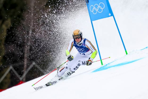 OLYMPICS - Winter Olympic Games, Olympische Spiele, Olympia, OS Milano Cortina 2026 BORMIO,ITALY,14.FEB.26 - OLYMPICS, ALPINE SKIING - Winter Olympic Games Milano Cortina 2026, giant slalom, men. Image shows Alexander Schmid (GER).  GEPAxpictures xHaraldxSteiner