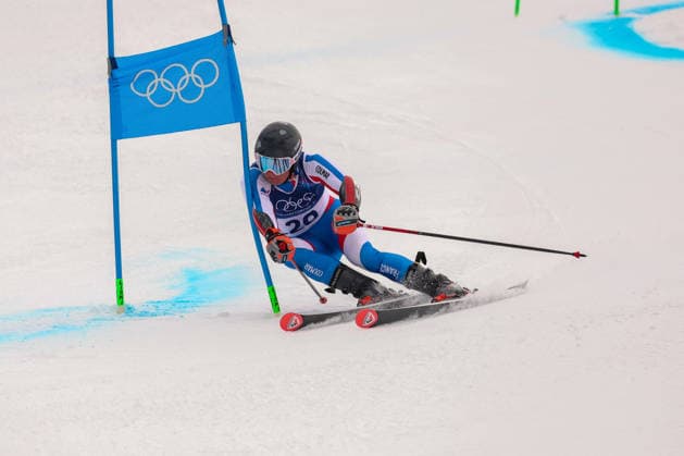 GIOCHI OLIMPICI - Olimpiadi Invernali Milano-Cortina 2026 - Alpine Skiing Men s Giant Slalom Elizi Cannaferina (FRA) Bormio Italy  Copyright: xIPAxSport ABACAx