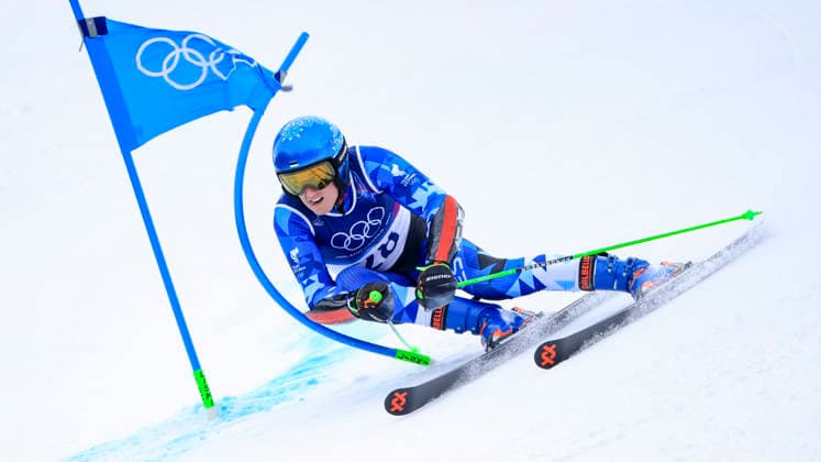 OLYMPICS - Winter Olympic Games, Olympische Spiele, Olympia, OS Milano Cortina 2026 BORMIO,ITALY,14.FEB.26 - OLYMPICS, ALPINE SKIING - Winter Olympic Games Milano Cortina 2026, giant slalom, men. Image shows Tormis Laine (EST).  GEPAxpictures xWolfgangxGrebien