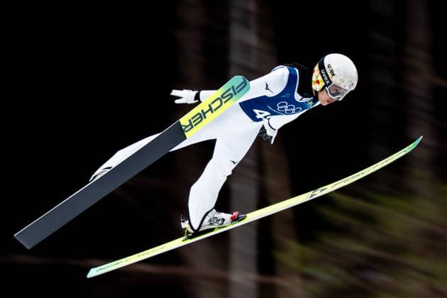 OLYMPICS - Winter Olympic Games, Olympische Spiele, Olympia, OS Milano Cortina 2026 PREDAZZO,ITALY,14.FEB.26 - OLYMPICS, Ski jumping, Skispringen, Ski, nordisch - Winter Olympic Games Milano Cortina 2026, large hill, women, training. Image shows Nozomi Maruyama (JPN).  GEPAxpictures xOliverxLerch