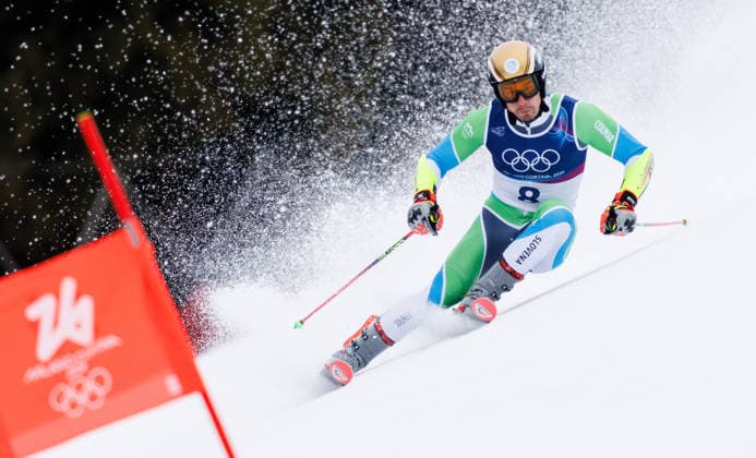 OLYMPICS - Winter Olympic Games, Olympische Spiele, Olympia, OS Milano Cortina 2026 BORMIO,ITALY,14.FEB.26 - OLYMPICS, ALPINE SKIING - Winter Olympic Games Milano Cortina 2026, giant slalom, men. Image shows Zan Kranjec (SLO).  GEPAxpictures xHaraldxSteiner