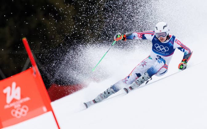 OLYMPICS - Winter Olympic Games, Olympische Spiele, Olympia, OS Milano Cortina 2026 BORMIO,ITALY,14.FEB.26 - OLYMPICS, ALPINE SKIING - Winter Olympic Games Milano Cortina 2026, giant slalom, men. Image shows Henrik Kristoffersen (NOR).  GEPAxpictures xHaraldxSteiner
