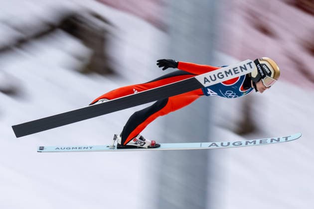 OLYMPICS - Winter Olympic Games, Olympische Spiele, Olympia, OS Milano Cortina 2026 PREDAZZO,ITALY,14.FEB.26 - OLYMPICS, Ski jumping, Skispringen, Ski, nordisch - Winter Olympic Games Milano Cortina 2026, large hill, women, training. Image shows Heidi Dyhre Traaserud (NOR).  GEPAxpictures xOliverxLerch