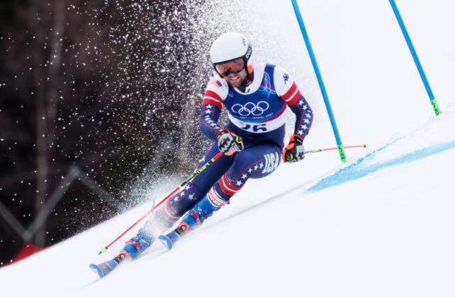 OLYMPICS - Winter Olympic Games, Olympische Spiele, Olympia, OS Milano Cortina 2026 BORMIO,ITALY,14.FEB.26 - OLYMPICS, ALPINE SKIING - Winter Olympic Games Milano Cortina 2026, giant slalom, men. Image shows Ryder Sarchett (USA).  GEPAxpictures xHaraldxSteiner