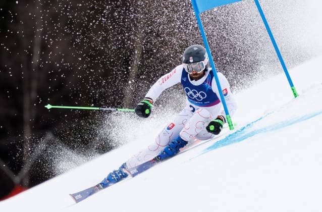 OLYMPICS - Winter Olympic Games, Olympische Spiele, Olympia, OS Milano Cortina 2026 BORMIO,ITALY,14.FEB.26 - OLYMPICS, ALPINE SKIING - Winter Olympic Games Milano Cortina 2026, giant slalom, men. Image shows Andreas Zampa (SVK).  GEPAxpictures xHaraldxSteiner