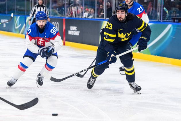 260214 Tomas Tatar of Slovakia and Mika Zibanejad of Sweden in the men s Ice hockey, Eishockey game between Sweden and Slovakia during day 8 of the 2026 Winter Olympics on February 14, 2026 in Milan. Photo: Carl Sandin BILDBYRAN kod CS CS0879 ishockey ice hockey Olympic Games, Olympische Spiele, Olympia, OS olympics winter olympics os ol olympiska spel vinter-os olympiske leker milano cortina 2026 milan cortina 2026 milano cortina 2026 olympic games milano cortina 2026 winter olympic games milano cortina-os milano cortina-ol vinter-ol 8 bbeng sverige sweden slovakien slovakia *** 260214 Tomas Tatar of Slovakia and Mika Zibanejad of Sweden in the men s ice hockey game between Sweden and Slovakia during day 8 of the 2026 Winter Olympics on February 14, 2026 in Milan Photo Carl Sandin BILDBYRAN kod CS CS0879 ishockey ice hockey olympic games olympics winter olympics os ol olympiska spel vinter os olympiske leker milano cortina 2026 milan cortina 2026 milano cortina 2026 olympic games milano cortina 2026 winter olympic games milano cortina os milano cortina ol vinter ol 8 bbeng sverige sweden slovakien slovakia  Copyright: CARLxSANDIN BB260214CS016