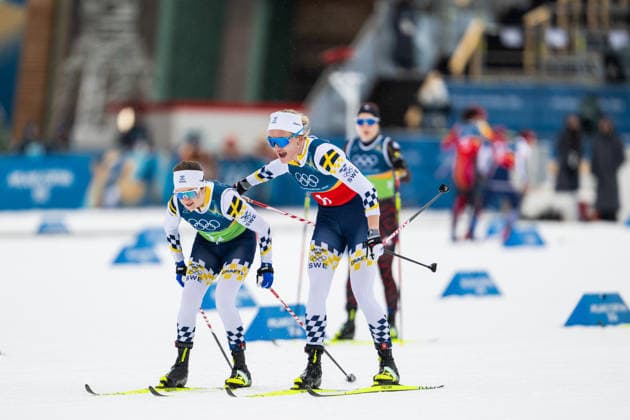 260214 Ebba Andersson and Linn Svahn of Sweden competes in the women s 4 x 7.5km relay cross-country skiing race during day 8 of the 2026 Winter Olympics on February 14, 2026 in Val di Fiemme. Photo: Joel Marklund BILDBYRAN kod JM MT0980 skidor cross-country skiing langrenn Olympic Games, Olympische Spiele, Olympia, OS olympics winter olympics os ol olympiska spel vinter-os olympiske leker milano cortina 2026 milan cortina 2026 milano cortina 2026 olympic games milano cortina 2026 winter olympic games milano cortina-os milano cortina-ol vinter-ol 8 bbeng stafett dam sverige *** 260214 Ebba Andersson and Linn Svahn of Sweden competes in the women s 4 x 7 5km relay cross country skiing race during day 8 of the 2026 Winter Olympics on February 14, 2026 in Val di Fiemme Photo Joel Marklund BILDBYRAN kod JM MT0980 skidor cross country skiing langrenn olympic games olympics winter olympics os ol olympiska spel vinter os olympiske leker milano cortina 2026 milan cortina 2026 milano cortina 2026 olympic games milano cortina 2026 winter olympic games milano cortina os milano cortina ol vinter ol 8 bbeng relay dam sverige  Copyright: JOELxMARKLUND BB260214JM009