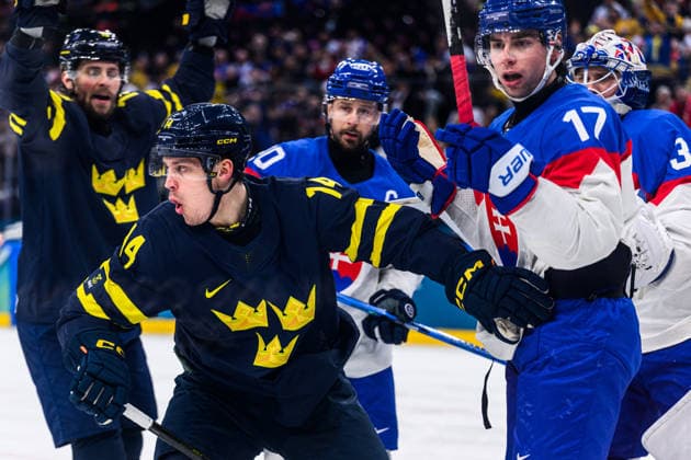 260214 Joel Eriksson Ek of Sweden celebrates 1-0 in the men s Ice hockey, Eishockey game between Sweden and Slovakia during day 8 of the 2026 Winter Olympics on February 14, 2026 in Milan. Photo: Emma Wallskog BILDBYRAN kod EW CS0879 ishockey ice hockey Olympic Games, Olympische Spiele, Olympia, OS olympics winter olympics os ol olympiska spel vinter-os olympiske leker milano cortina 2026 milan cortina 2026 milano cortina 2026 olympic games milano cortina 2026 winter olympic games milano cortina-os milano cortina-ol vinter-ol 8 bbeng sverige sweden slovakien slovakia jubel *** 260214 Joel Eriksson Ek of Sweden celebrates 1 0 in the men s ice hockey game between Sweden and Slovakia during day 8 of the 2026 Winter Olympics on February 14, 2026 in Milan Photo Emma Wallskog BILDBYRAN code EW CS0879 ice hockey ice hockey olympic games olympics winter olympics os ol olympiska spel vinter os olympiske leker milano cortina 2026 milan cortina 2026 milano cortina 2026 olympic games milano cortina 2026 winter olympic games milano cortina os milano cortina ol vinter ol 8 bbeng sverige sweden slovakien slovakia jubel  Copyright: EMMAxWALLSKOG BB260214EW018