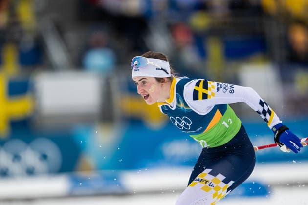 260214 Ebba Andersson of Sweden competes in the women s 4 x 7.5km relay cross-country skiing race during day 8 of the 2026 Winter Olympics on February 14, 2026 in Val di Fiemme. Photo: Joel Marklund BILDBYRAN kod JM MT0980 skidor cross-country skiing langrenn Olympic Games, Olympische Spiele, Olympia, OS olympics winter olympics os ol olympiska spel vinter-os olympiske leker milano cortina 2026 milan cortina 2026 milano cortina 2026 olympic games milano cortina 2026 winter olympic games milano cortina-os milano cortina-ol vinter-ol 8 bbeng stafett dam sverige *** 260214 Ebba Andersson of Sweden competes in the women s 4 x 7 5km relay cross country skiing race during day 8 of the 2026 Winter Olympics on February 14, 2026 in Val di Fiemme Photo Joel Marklund BILDBYRAN kod JM MT0980 skidor cross country skiing langrenn olympic games olympics winter olympics os ol olympiska spel vinter os olympiske leker milano cortina 2026 milan cortina 2026 milano cortina 2026 olympic games milano cortina 2026 winter olympic games milano cortina os milano cortina ol vinter ol 8 bbeng relay dam sverige  Copyright: JOELxMARKLUND BB260214JM020