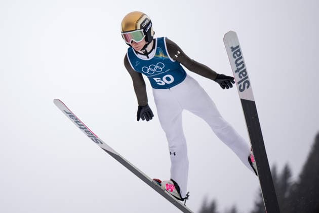 OLYMPICS - Winter Olympic Games, Olympische Spiele, Olympia, OS Milano Cortina 2026 PREDAZZO,ITALY,14.FEB.26 - OLYMPICS, Ski jumping, Skispringen, Ski, nordisch - Winter Olympic Games Milano Cortina 2026, large hill, women, training. Image shows Nika Prevc (SLO).  GEPAxpictures xOliverxLerch